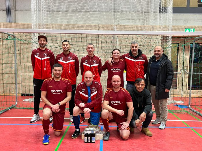 Hallenturnier der Altherren Mannschaftsfoto der Altherren